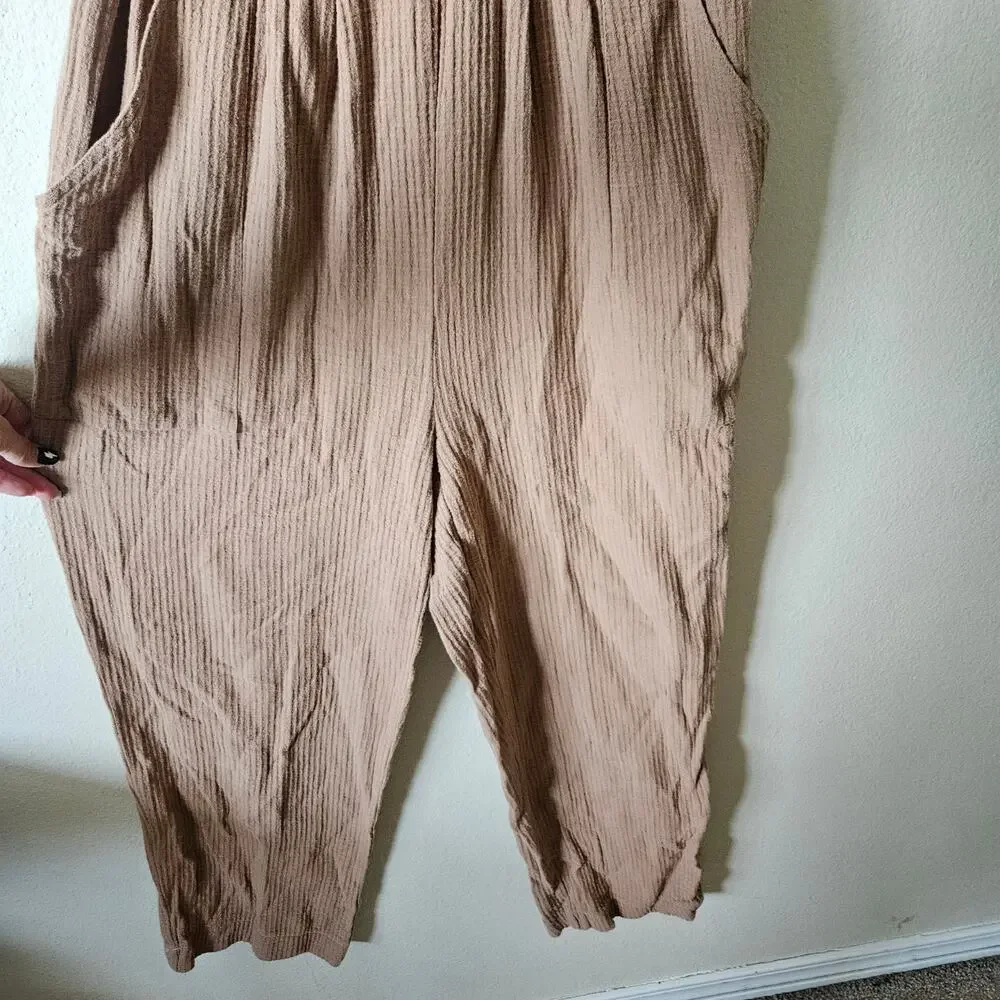 Basin and Range Sleeveless Waffle Jumpsuit - Women's Small